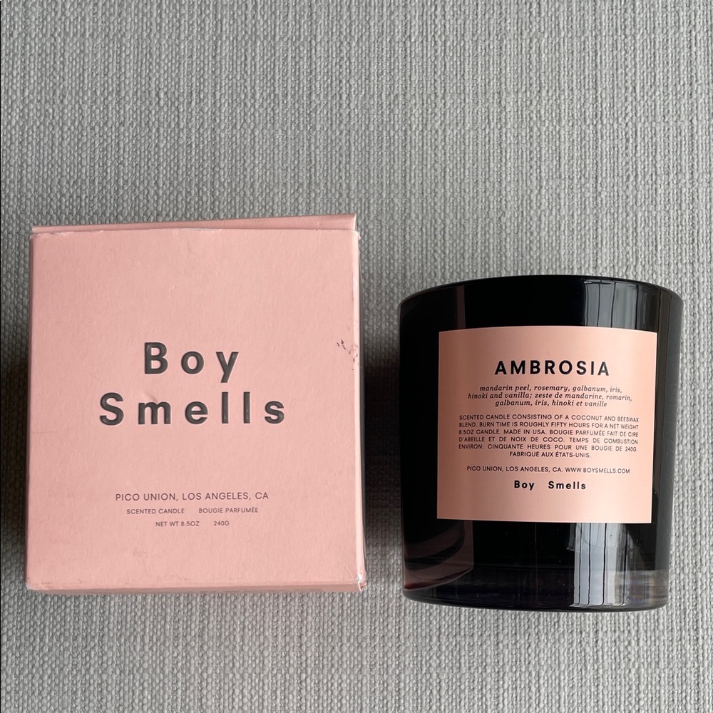 Boy Smells Ambrosia Candle – OG Standard Size (8.5 oz) Rare Discontinued Scent